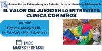 EL VALOR DEL JUEGO EN LA ENTREVISTA CLINICA CON NIOS
