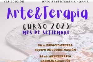TALLERES SETIEMBRE Curso introductorio Arte & Terapia 2022 - 6ta edición Departamento Arte & Terapia, APPIA