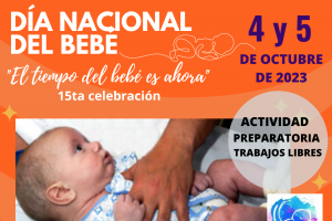 Da Nacional del Beb 2023
15a Jornadas
ACTIVIDAD PREPARATORIA: TRABAJOS LIBRES